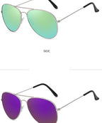 Polarized Sunglasses for Small Face Women Men Juniors & Teens Driving Women Sunglasses Metal Glasses For Men Best Popular Mirror Classic Sunglasses For Men & Women Stevvex