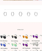 Polarized Sunglasses for Small Face Women Men Juniors & Teens Driving Women Sunglasses Metal Glasses For Men Best Popular Mirror Classic Sunglasses For Men & Women Stevvex