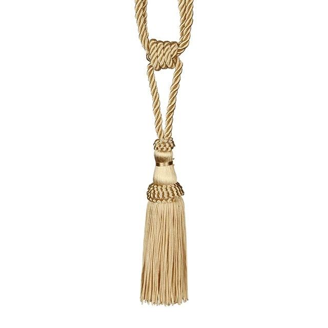 Polyester Tassel Curtain Tieback Handmade Hanging Tassels Fringe Curtains Holder Buckle Rope Decor Room Accessories European Style High-Grade Curtains Tieback Rope Tassel Holdbacks Stevvex