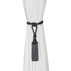 Polyester Tassel Curtain Tieback Handmade Hanging Tassels Fringe Curtains Holder Buckle Rope Decor Room Accessories European Style High-Grade Curtains Tieback Rope Tassel Holdbacks Stevvex