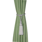 Polyester Tassel Curtain Tieback Handmade Hanging Tassels Fringe Curtains Holder Buckle Rope Decor Room Accessories European Style High-Grade Curtains Tieback Rope Tassel Holdbacks Stevvex