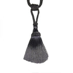 Polyester Tassel Curtain Tieback Handmade Hanging Tassels Fringe Curtains Holder Buckle Rope Decor Room Accessories European Style High-Grade Curtains Tieback Rope Tassel Holdbacks Stevvex