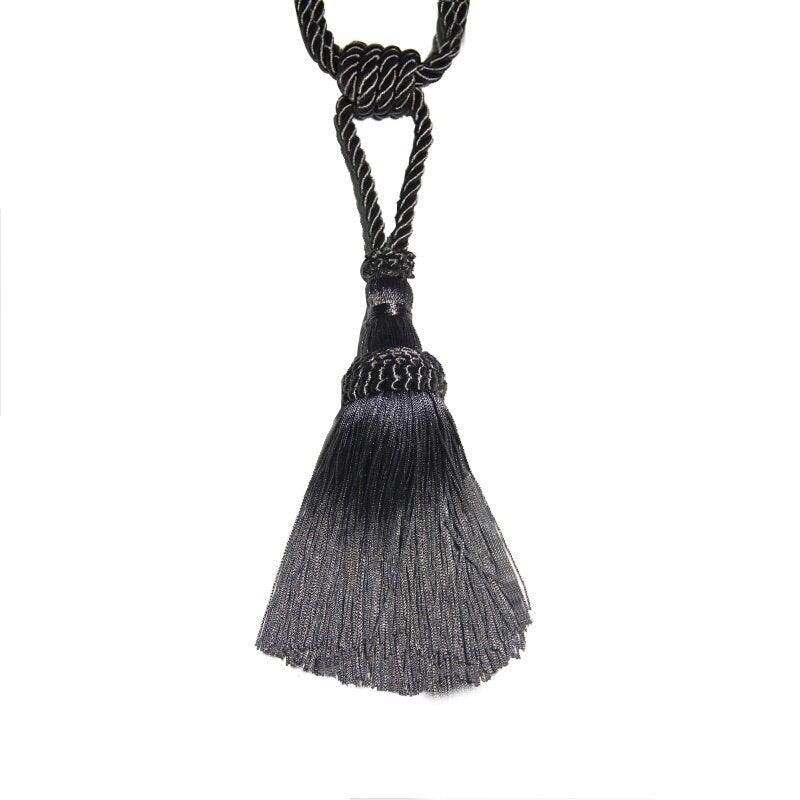 Polyester Tassel Curtain Tieback Handmade Hanging Tassels Fringe Curtains Holder Buckle Rope Decor Room Accessories European Style High-Grade Curtains Tieback Rope Tassel Holdbacks Stevvex