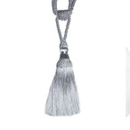 Polyester Tassel Curtain Tieback Handmade Hanging Tassels Fringe Curtains Holder Buckle Rope Decor Room Accessories European Style High-Grade Curtains Tieback Rope Tassel Holdbacks Stevvex