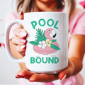 Pool Bound Ceramic Mug 15 oz Peachy Sunday