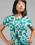 Pool Tiles Classic Sublimation Women's T-Shirt - SJB-DIAMOND ELITES