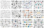 Pop Art Nail Stickers Sexy Girl Designs Comics Water Transfer Decals Manicure Lips Nail Art Decorations Slider Nail Art Stickers Decals Nail Art Supplies Valentines Day 3D Self-Adhesive Nail Decorations Accessories Women Girls Manicure Decorations
