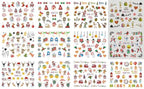 Pop Art Nail Stickers Sexy Girl Designs Comics Water Transfer Decals Manicure Lips Nail Art Decorations Slider Nail Art Stickers Decals Nail Art Supplies Valentines Day 3D Self-Adhesive Nail Decorations Accessories Women Girls Manicure Decorations