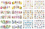 Pop Art Nail Stickers Sexy Girl Designs Comics Water Transfer Decals Manicure Lips Nail Art Decorations Slider Nail Art Stickers Decals Nail Art Supplies Valentines Day 3D Self-Adhesive Nail Decorations Accessories Women Girls Manicure Decorations