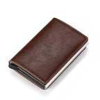 Pop Up Mini Wallet Metal Business Wallet For Man And Women Smart Slim Wallet Holder Excellent Gift For Businessman