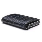 Pop Up Mini Wallet Metal Business Wallet For Man And Women Smart Slim Wallet Holder Excellent Gift For Businessman