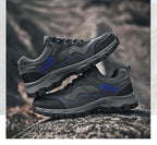 Popular Outdoor Casual Shoes Hiking Men High Quality Sneakers Mountain Climbing Work Footwear Hiking Shoes Low Cut Boots Leather Walking Shoes For Outdoor Training Casual Work Stevvex