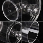 Portable 2pcs Cosmetics Storage Box Makeup Organizer Bathroom Jar Cotton Swab Cotton Pad Jewelry Round Plastic Box Storage Container Stevvex