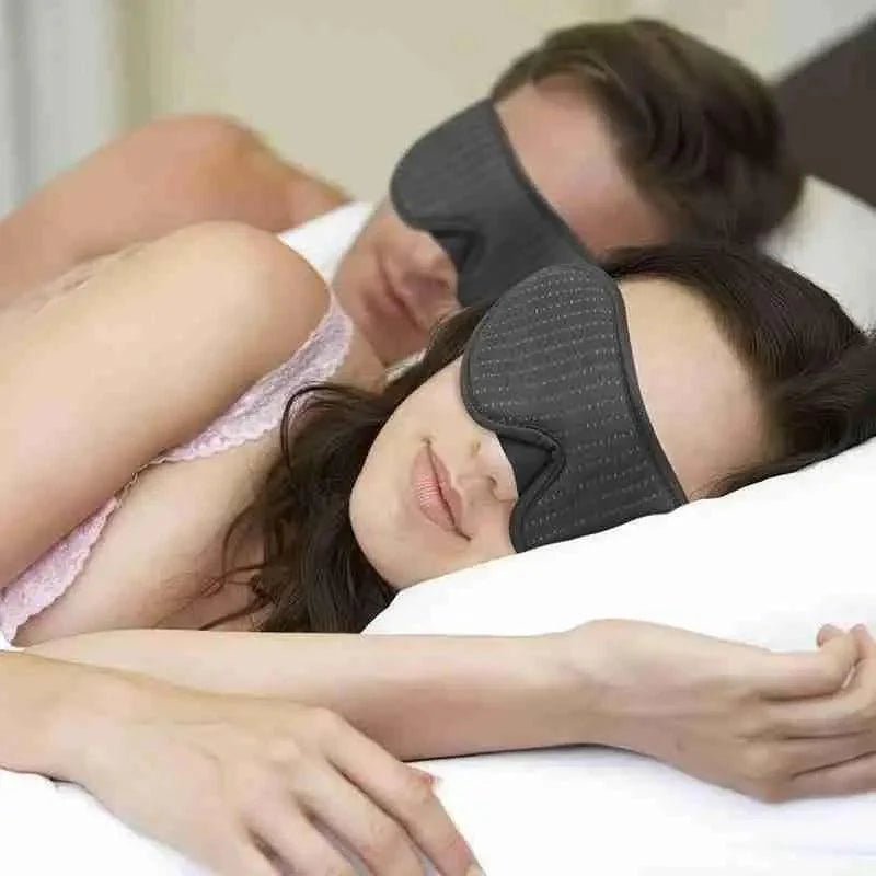 Portable Black Block Light Eye Soft Comfortable Eye Cover For Travel/Light Sleepers/Meditation Elastic Silk Sleep Eye Mask Adjustable Eye Patch Stevvex