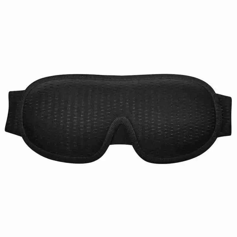 Portable Black Block Light Eye Soft Comfortable Eye Cover For Travel/Light Sleepers/Meditation Elastic Silk Sleep Eye Mask Adjustable Eye Patch Stevvex