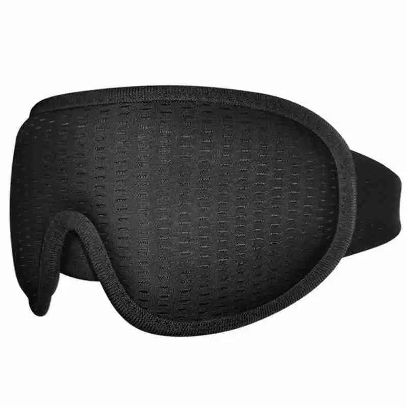 Portable Black Block Light Eye Soft Comfortable Eye Cover For Travel/Light Sleepers/Meditation Elastic Silk Sleep Eye Mask Adjustable Eye Patch Stevvex