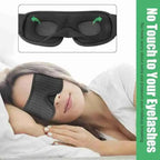 Portable Black Block Light Eye Soft Comfortable Eye Cover For Travel/Light Sleepers/Meditation Elastic Silk Sleep Eye Mask Adjustable Eye Patch Stevvex