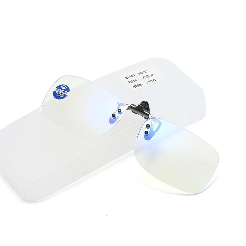 Portable Clip Reading Glasses For Women Anti Blue Light Blocking Presbyopic Eyeglasses For Men Computer Blue Light Blocking Reading Glasses Flexible Lightweight Anti Eyestrain Portable Readers Flip Clips Lens Magnifier +1.0 1.5 2.5 Stevvex