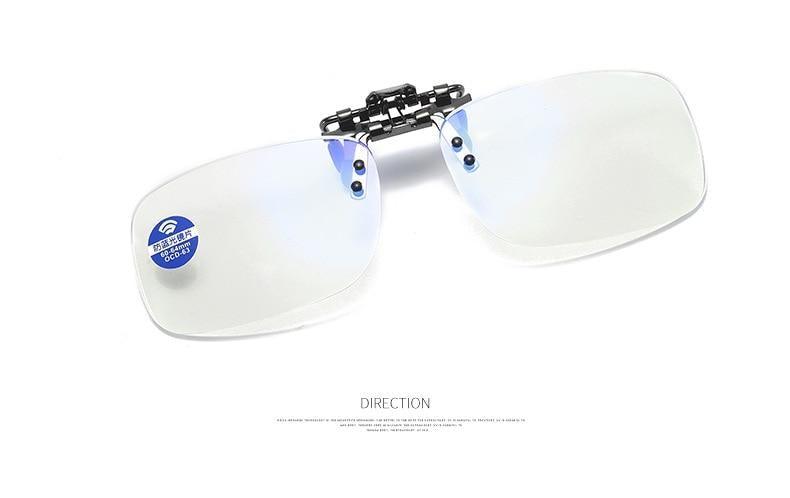 Portable Clip Reading Glasses For Women Anti Blue Light Blocking Presbyopic Eyeglasses For Men Computer Blue Light Blocking Reading Glasses Flexible Lightweight Anti Eyestrain Portable Readers Flip Clips Lens Magnifier +1.0 1.5 2.5 Stevvex