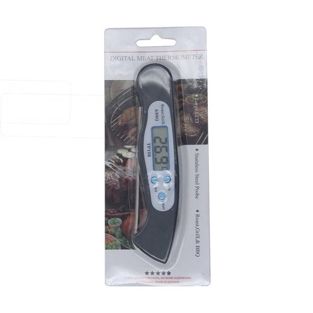 Portable Digital Kitchen Thermometer Food Cooking Meat Barbecue With Probe Food Thermometer Instant Read Meat Thermometer for Grill and Cooking Best Waterproof Ultra Fast Thermometer With Backlight & Calibration For Food Milk Water Cooking Kitchen Tools Stevvex