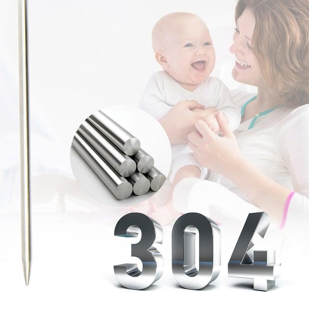 Portable Digital Kitchen Thermometer Food Cooking Meat Barbecue With Probe Food Thermometer Instant Read Meat Thermometer for Grill and Cooking Best Waterproof Ultra Fast Thermometer With Backlight & Calibration For Food Milk Water Cooking Kitchen Tools Stevvex