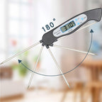 Portable Digital Kitchen Thermometer Food Cooking Meat Barbecue With Probe Food Thermometer Instant Read Meat Thermometer for Grill and Cooking Best Waterproof Ultra Fast Thermometer With Backlight & Calibration For Food Milk Water Cooking Kitchen Tools Stevvex