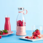 Portable Electric Juicer Blender Usb Mini Fruit Mixers Juicers Fruit Extractors Food Milkshake Multifunction Juice Maker Machine Personal Size Small Blender for Shakes Juice & Smoothies Mini Blender Stevvex