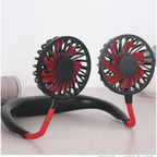 Portable Hanging USB Neck Fan Lazy Hanging Neck Small Wearable Personal Mini Electric Fans 3 Speed Adjustments Hands Free Design For Summber