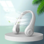 Portable Hanging USB Neck Fan Lazy Hanging Neck Small Wearable Personal Mini Electric Fans 3 Speed Adjustments Hands Free Design For Summber