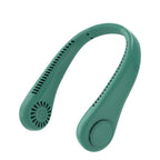 Portable Headphone Design Mini Neck Fan 3 Speeds Hands Free Bladeless Fan Neck Fan Portable Bladeless Fan 5000mAh Battery Rechargeable Personal Fan 3 Speed Adjustable Hands Free Wearable Fan for Travel Stevvex