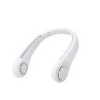 Portable Headphone Design Mini Neck Fan 3 Speeds Hands Free Bladeless Fan Neck Fan Portable Bladeless Fan 5000mAh Battery Rechargeable Personal Fan 3 Speed Adjustable Hands Free Wearable Fan for Travel Stevvex