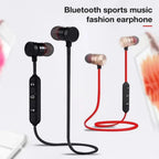 Portable Magnetic Sport Bluetooth Wireless Stereo Earphones For Workout Gym Noise Cancelling Earphones Stevvex