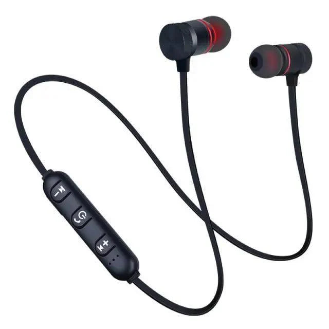Portable Magnetic Sport Bluetooth Wireless Stereo Earphones For Workout Gym Noise Cancelling Earphones Stevvex
