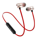 Portable Magnetic Sport Bluetooth Wireless Stereo Earphones For Workout Gym Noise Cancelling Earphones Stevvex