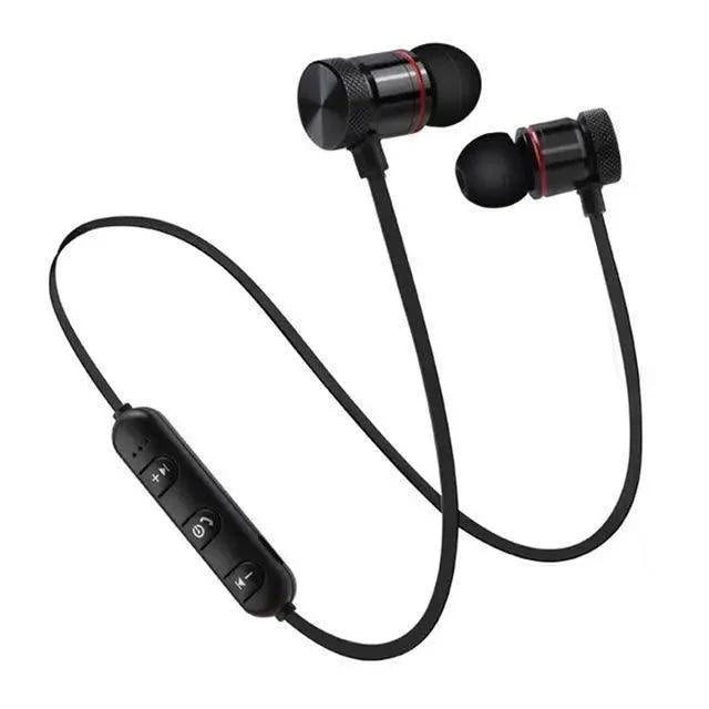 Portable Magnetic Sport Bluetooth Wireless Stereo Earphones For Workout Gym Noise Cancelling Earphones Stevvex