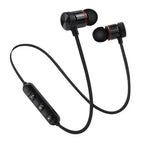 Portable Magnetic Sport Bluetooth Wireless Stereo Earphones For Workout Gym Noise Cancelling Earphones Stevvex