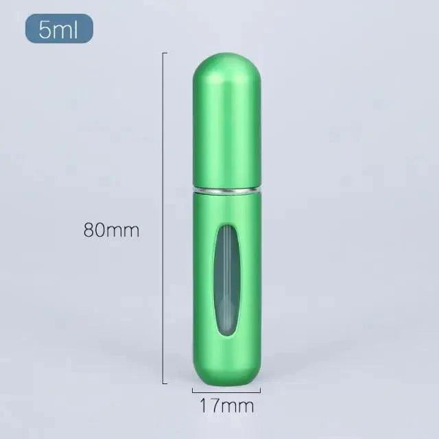 Portable Mini Refillable Atomizer Bottle Lightweight Container For Cosmetics Mini Aluminum Empty Bottle For Traveling Cute Little Bottle For Ladies 5ml Stevvex