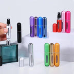 Portable Mini Refillable Atomizer Bottle Lightweight Container For Cosmetics Mini Aluminum Empty Bottle For Traveling Cute Little Bottle For Ladies 5ml Stevvex