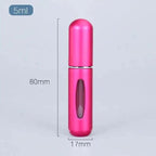 Portable Mini Refillable Atomizer Bottle Lightweight Container For Cosmetics Mini Aluminum Empty Bottle For Traveling Cute Little Bottle For Ladies 5ml Stevvex