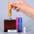 Portable Mini Refillable Atomizer Bottle Lightweight Container For Cosmetics Mini Aluminum Empty Bottle For Traveling Cute Little Bottle For Ladies 5ml Stevvex