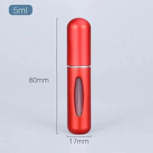 Portable Mini Refillable Atomizer Bottle Lightweight Container For Cosmetics Mini Aluminum Empty Bottle For Traveling Cute Little Bottle For Ladies 5ml Stevvex