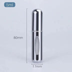 Portable Mini Refillable Atomizer Bottle Lightweight Container For Cosmetics Mini Aluminum Empty Bottle For Traveling Cute Little Bottle For Ladies 5ml Stevvex