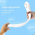 Portable Neck Fan USB Rechargeable Bladeless Fan Mini Electric Ventilator Silent Neckband Wearable Cooling for Sports Wearable Necklace Fan with 3 Speeds for Home Office Travel Outdoor Sports Stevvex