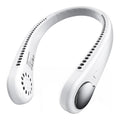 Portable Neck Fan USB Rechargeable Bladeless Mini Electric Fan Silent Neckband Wearable Cooling Fan for Sports Travel Portable Bladeless Rechargeable Electric Fan for Travel Stevvex