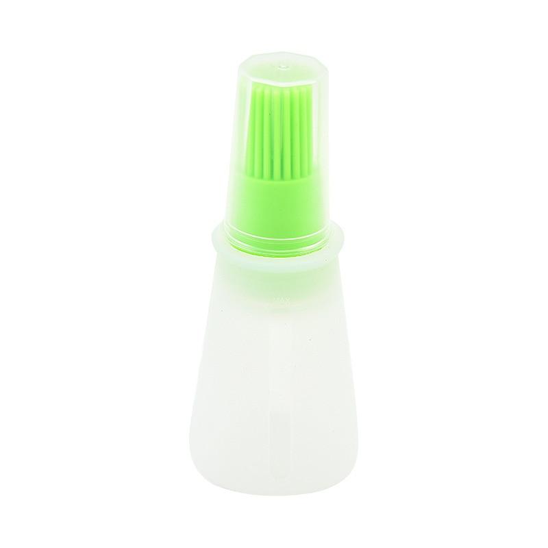 Portable Silicone Oil Bottle with Brush Oil Dispenser Liquid Oil Pastry Kitchen Baking BBQ Tool Kitchen Tools BBQ Baking Gadgets Silicon Oil Bottle Brush  Baking or Grilling Frying BBQ Stevvex