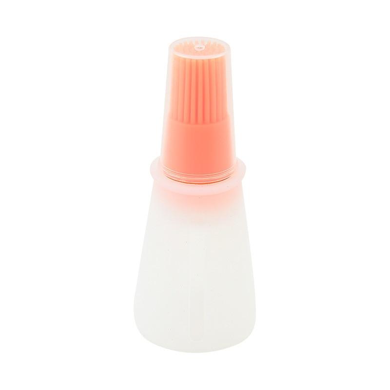 Portable Silicone Oil Bottle with Brush Oil Dispenser Liquid Oil Pastry Kitchen Baking BBQ Tool Kitchen Tools BBQ Baking Gadgets Silicon Oil Bottle Brush  Baking or Grilling Frying BBQ Stevvex