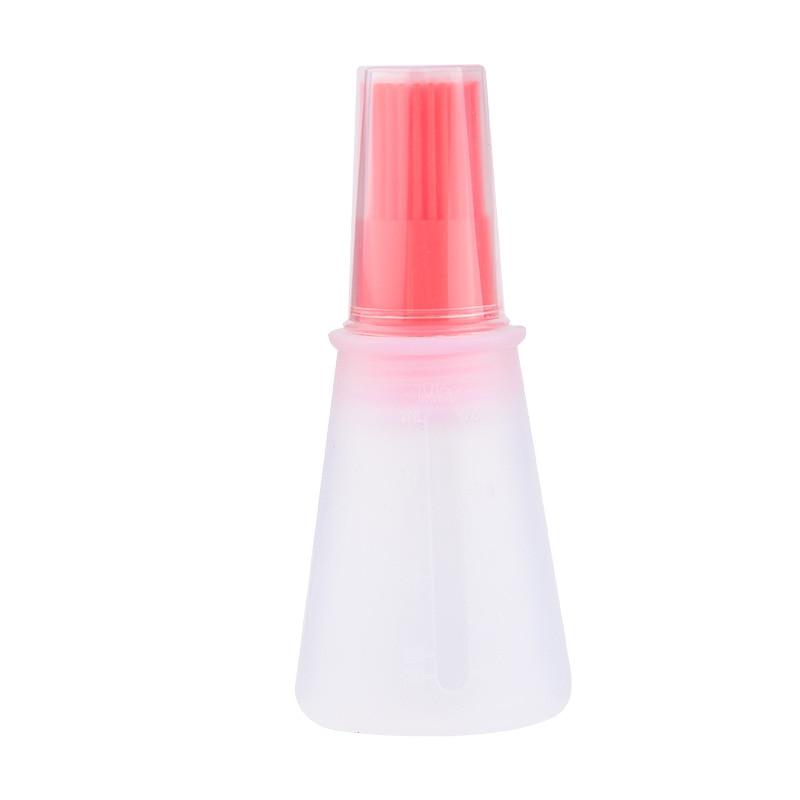 Portable Silicone Oil Bottle with Brush Oil Dispenser Liquid Oil Pastry Kitchen Baking BBQ Tool Kitchen Tools BBQ Baking Gadgets Silicon Oil Bottle Brush  Baking or Grilling Frying BBQ Stevvex