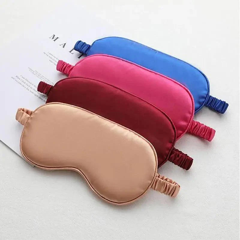 Portable Sleeping Eye Mask Cover Eye Patch Smooth Blindfold Rest Relax Eye Cover Soft And Comfortable Night Blindfold For Women Stevvex