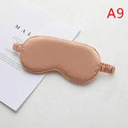 Portable Sleeping Eye Mask Cover Eye Patch Smooth Blindfold Rest Relax Eye Cover Soft And Comfortable Night Blindfold For Women Stevvex
