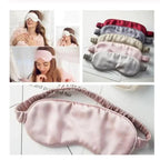 Portable Sleeping Eye Mask Cover Eye Patch Smooth Blindfold Rest Relax Eye Cover Soft And Comfortable Night Blindfold For Women Stevvex